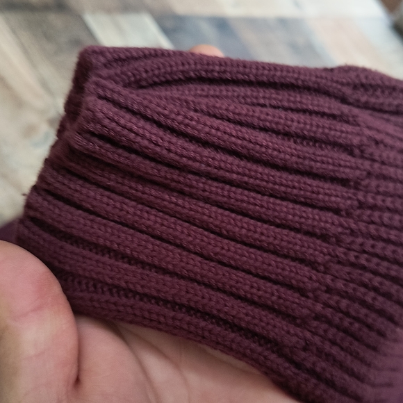 American Eagle Maroon Chunky Knit Button Collar Sweater Sz XXL Men of - Picture 17 of 17